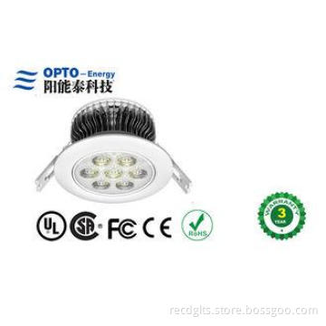 Cool whtie 350mA 10w Led Downlight IP20 Aluminum led down l